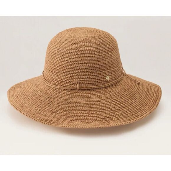 Helen Kaminski
Tahani Crocheted Raffia Sun Hat in Nougat size M main image 8